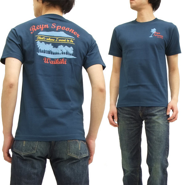 レインスプーナー Tシャツ 5380 Reyn Spooner Waikiki Dreamin' Tee